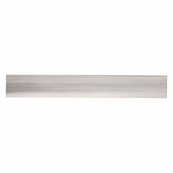 Ackland Glacis Pewter 3.5 in. x 24 in. Matte Porcelain Bullnose Tile Trim, 12PK AKNPTGLAPEWT3.5X24M-BN - main